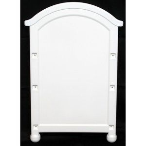 American Girl Bitty Baby Crib Replacement Piece Foot Board White Plastic